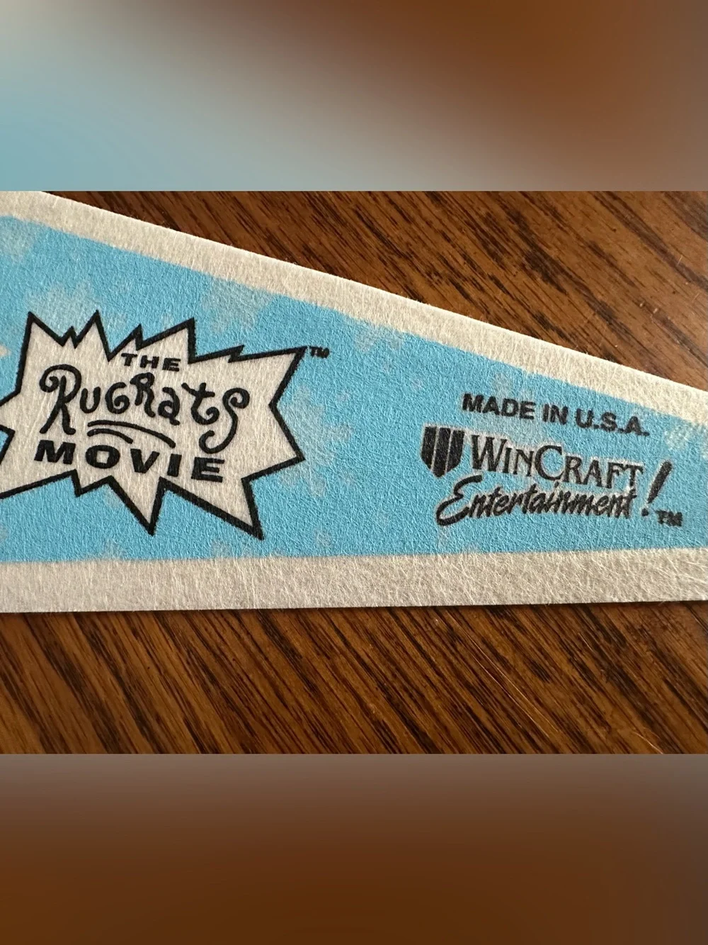 VTG 1998 Rugrats Movie Dil Pickles Felt Pennant WinCraft Nickelodeon NOS Mint